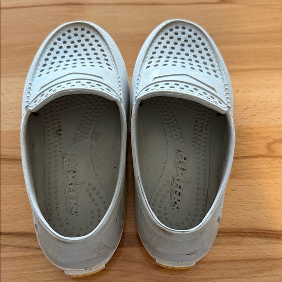 Gray Perforated Loafers (Floafers) - Picture 2 of 5